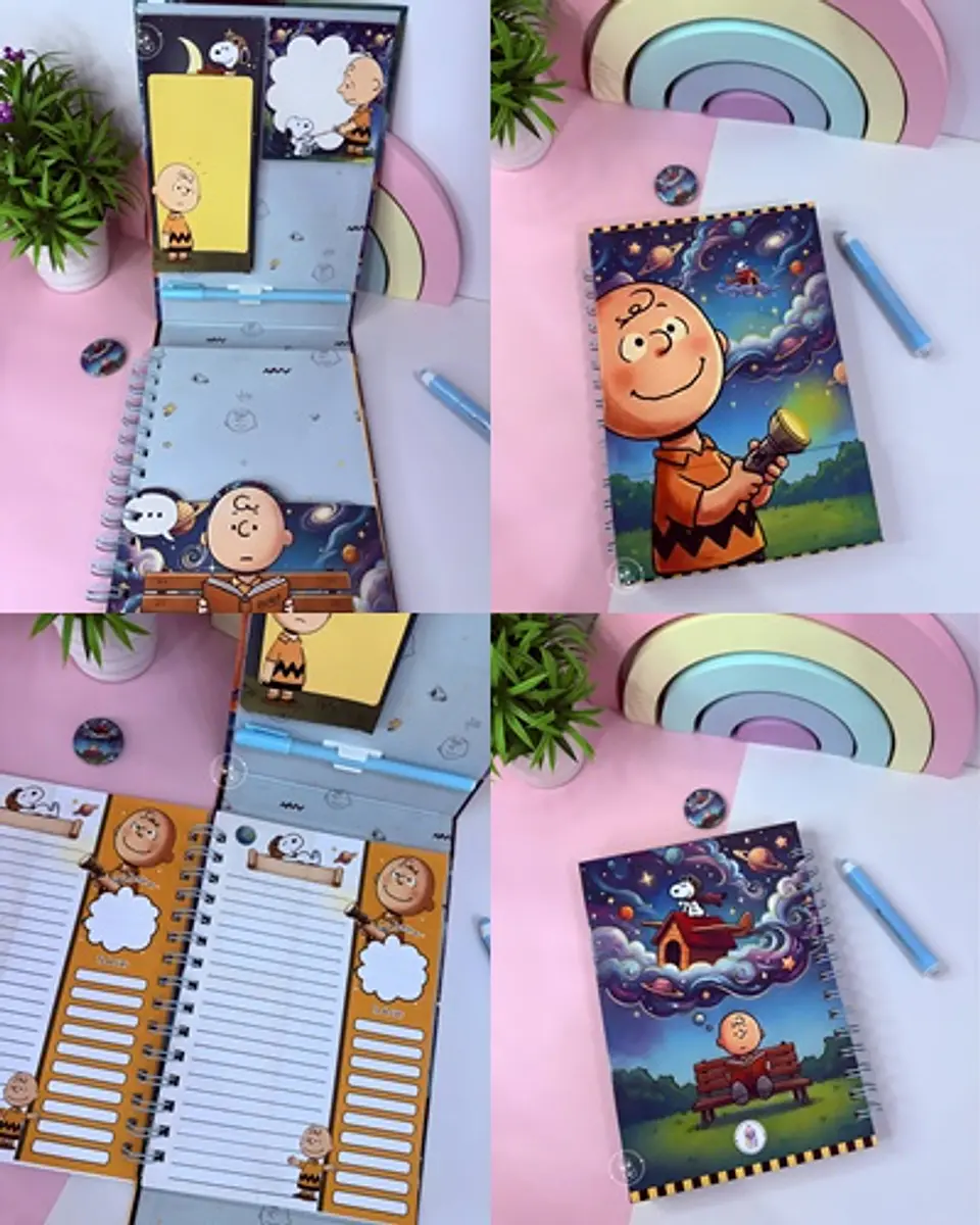 Arquivo Caderno Especial Magnetico Charlie e Snoopy 1