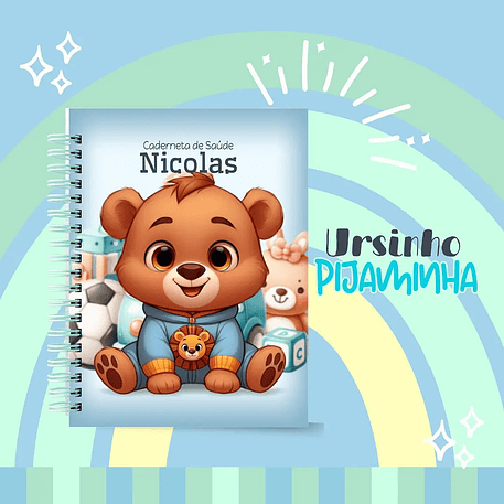 Arquivo Caderneta de Saúde Ursinho Pijaminha 1