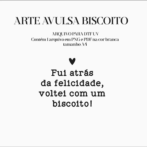 Arquivo DTF UV Biscoito