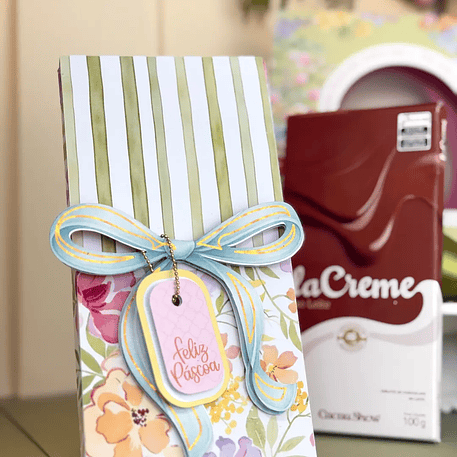 Arquivo Páscoa Caixa para Barra de Chocolate 1