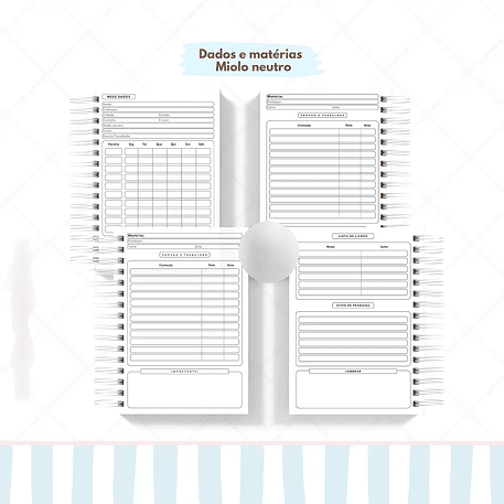 Arquivo Combo Cadernos + Bônus 8