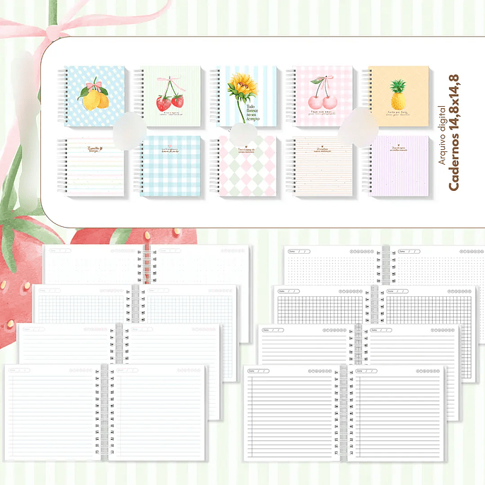 Arquivo Combo Cadernos + Bônus 12