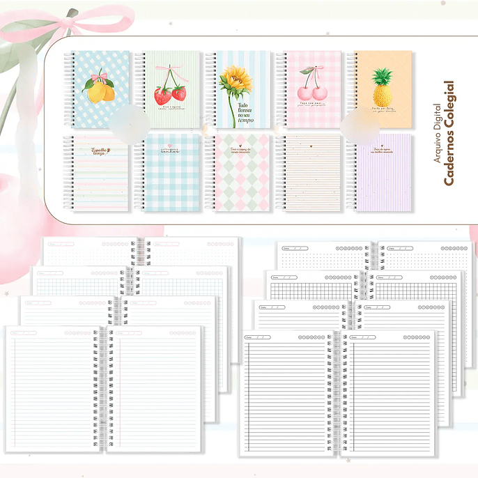 Arquivo Combo Cadernos + Bônus 13