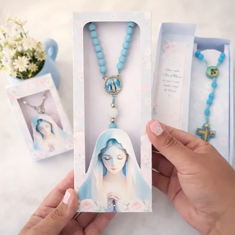 Arquivo Caixa Terço Virgem Maria