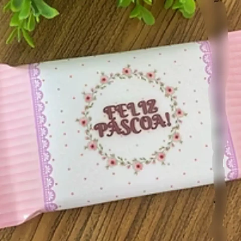Arquivo Páscoa Adesivo Kit Kat Rosa e Azul