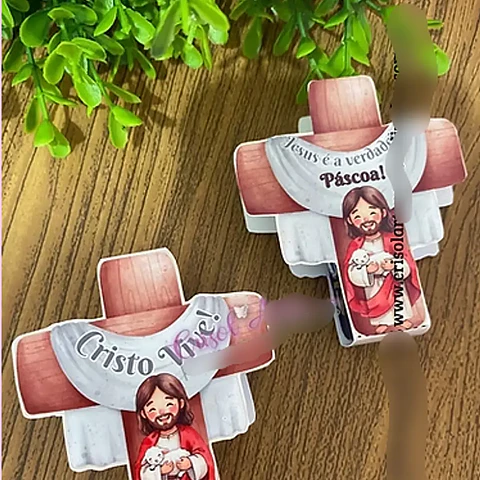 Arquivo Páscoa Cristã Card Cruz Cristo Vive