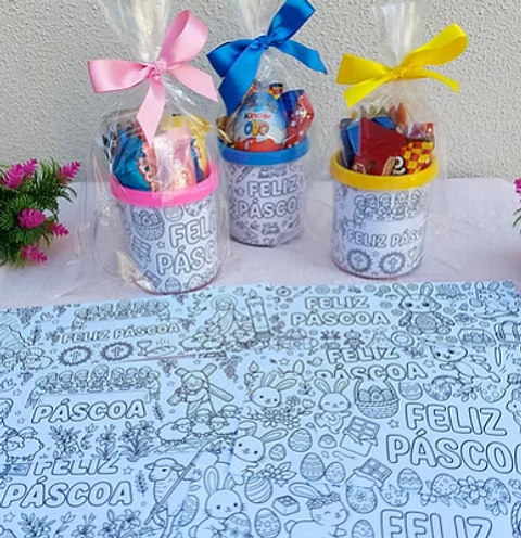Arquivo Páscoa Colorir para Caneca de Rosca