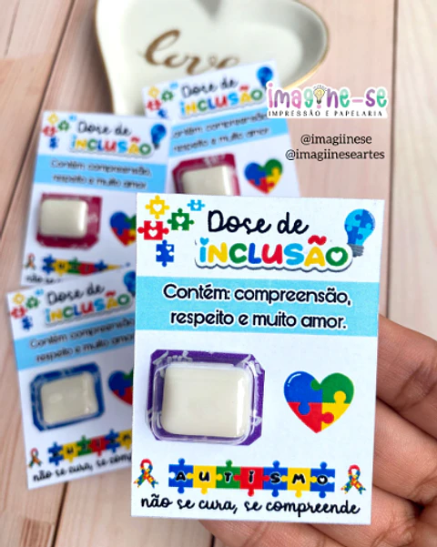 Arquivo Abril Azul Card Chiclete Dose de Inclusão