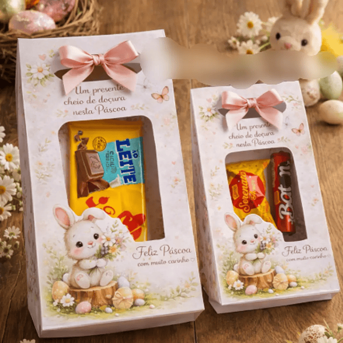 Arquivo Páscoa Moldes para Sacolinhas (Coelho) - G e P 1