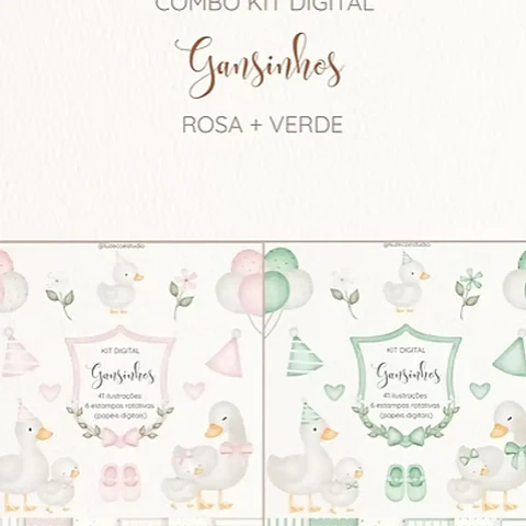 Kit Digital Gansinhos