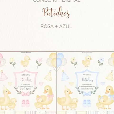 Kit Digital Patinhos