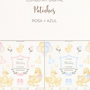 Kit Digital Patinhos