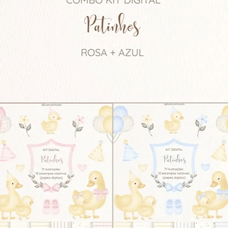 Kit Digital Patinhos 1