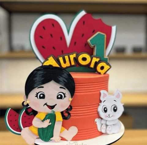 Arquivo Topo de Bolo Magali Baby