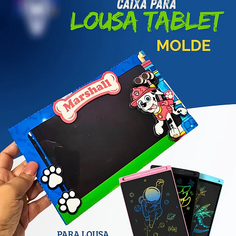 Arquivo Molde Caixa Táblet