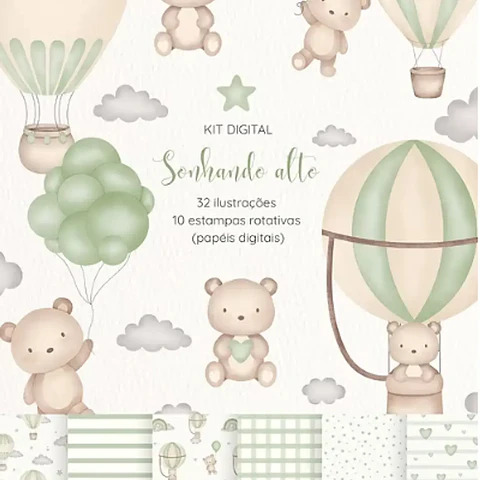 Kit Digital Sonhando Alto Verde