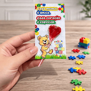 Arquivo Abril Azul Card para Pirulito