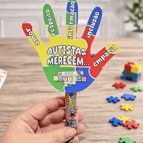 Arquivo Abril Azul Placa Mãozinha 1