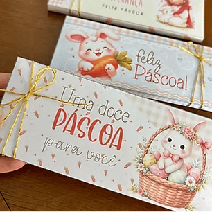Arquivo Páscoa Caixa Barra de Chocolate
