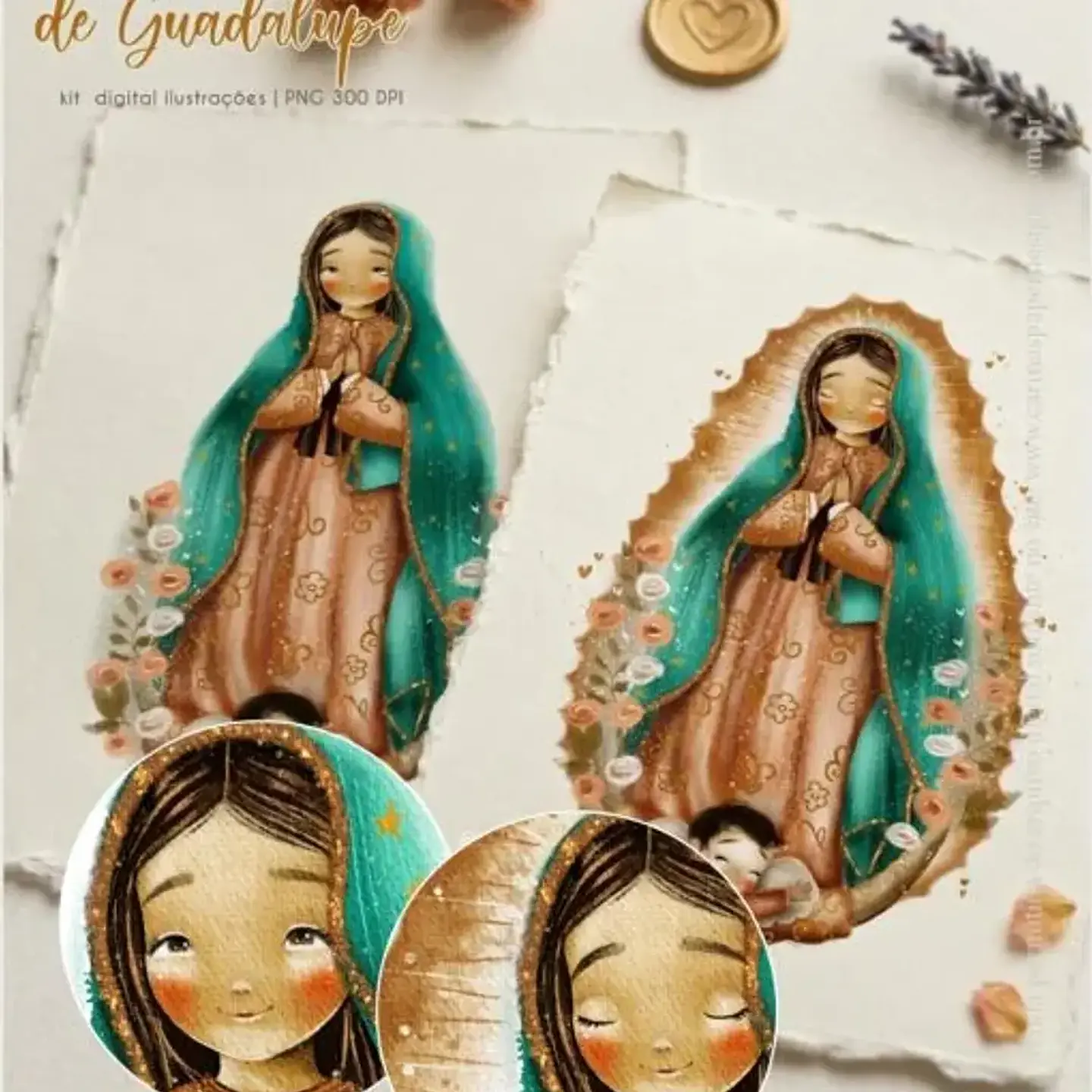 Kit Digital Nossa Senhora da Guadalupe Adulta 1