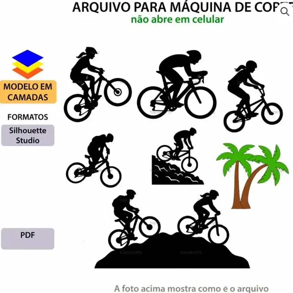 Arquivo Topo de Bolo Ciclista Bike 1