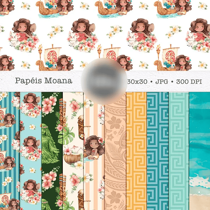 Kit Digital Combo Princesas Cute 2