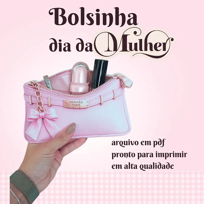 Arquivo Dia da Mulher Card Bolsinha de Luxo 1