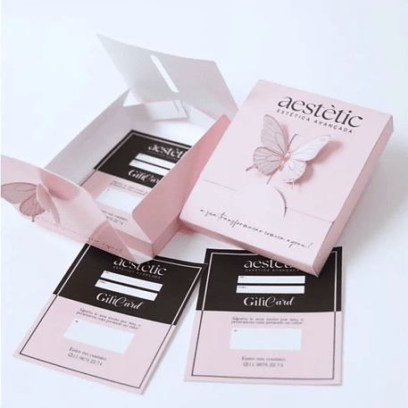 Arquivo Molde Caixa Cartão Presente 1