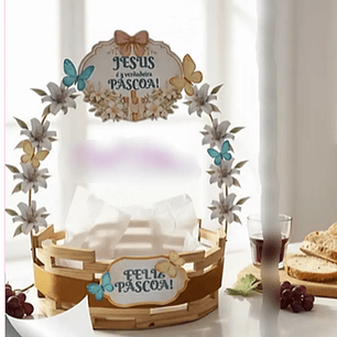 Arquivo Páscoa Cristã Cesta