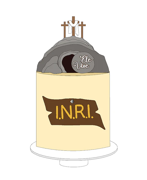 Arquivo Páscoa Cristã Topo de Bolo Ressurreição