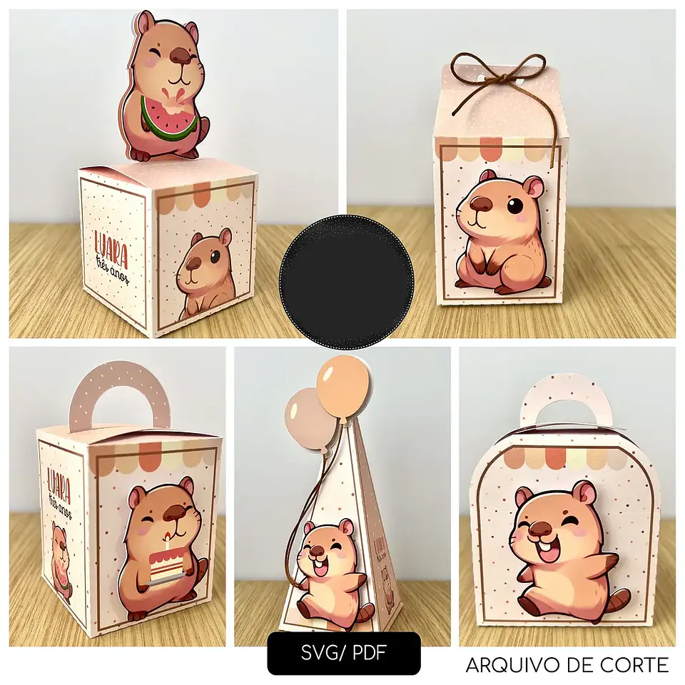 Arquivo de Corte Capivara - Mimos Digitais 1