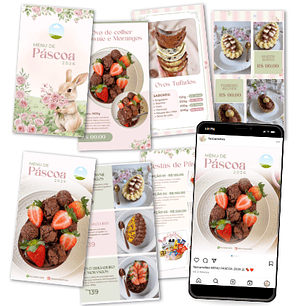 Kit Digital Camy Pack-Menu de Pascoa