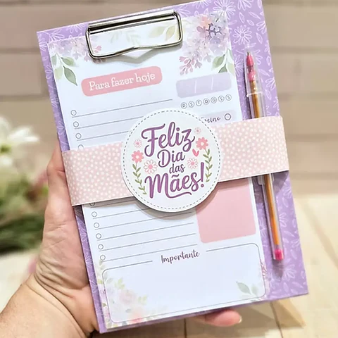 Arquivo Dia das Mães Prancheta Floral