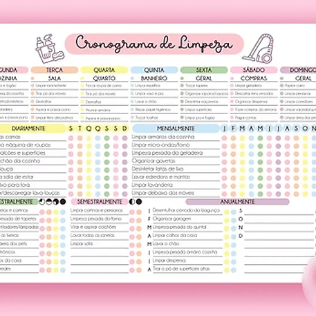 Arquivo Cronograma Limpeza de Casa A4 1