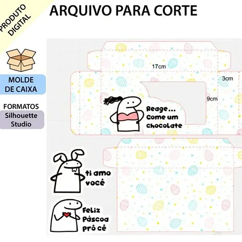 Arquivo Páscoa Caixinha Barra Meme
