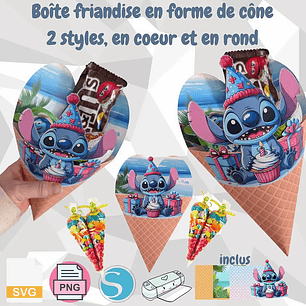 Arquivo Páscoa Molde Caixa Cone de Doces