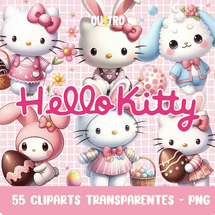 Kit Digital Páscoa Hello Kitty