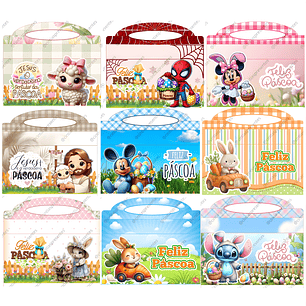 Arquivo Páscoa Sacolinhas para Chocolate