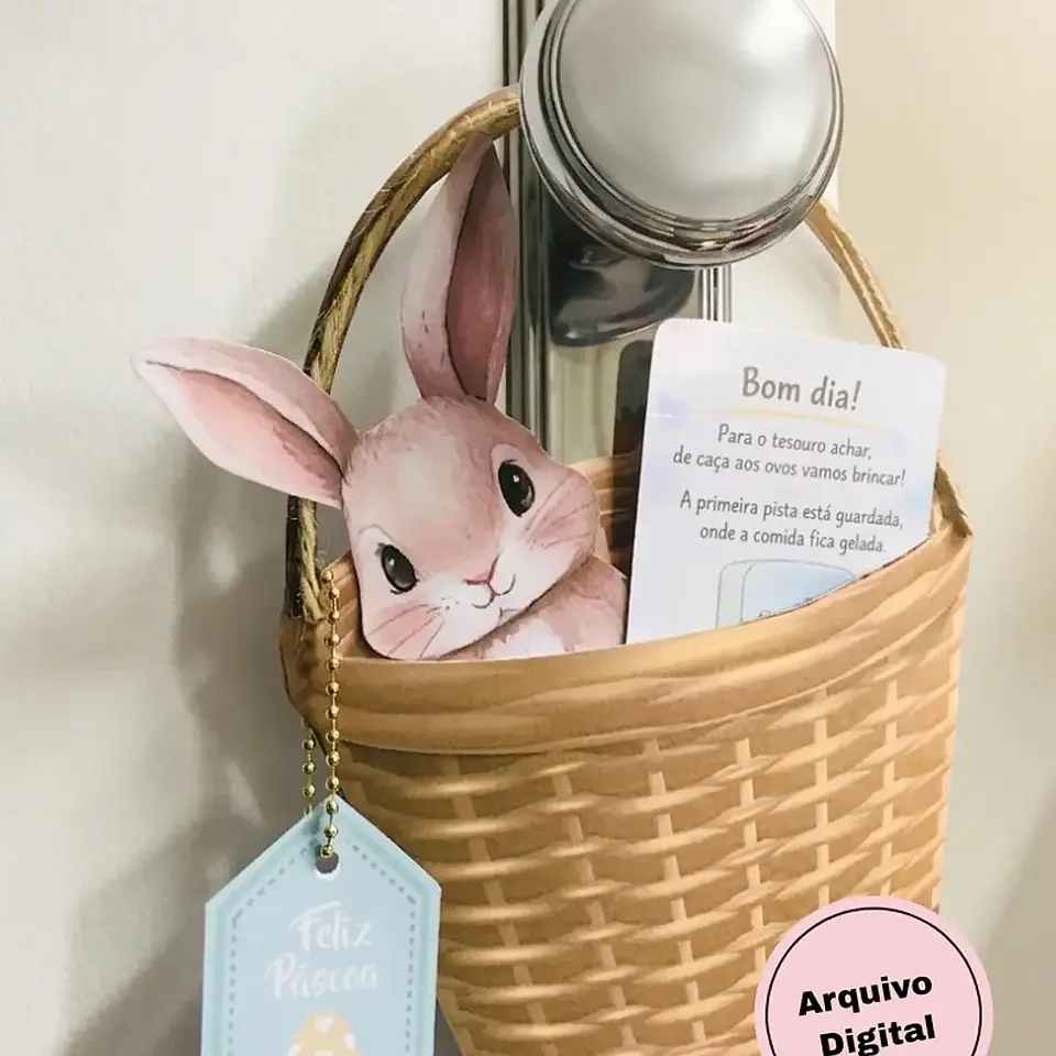 Arquivo Páscoa Caça aos Ovos Coelhinho 1