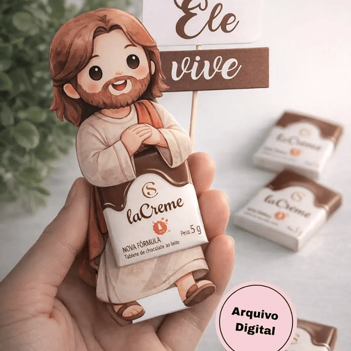 Arquivo Páscoa Cristã Display Porta Mini Tablete 1