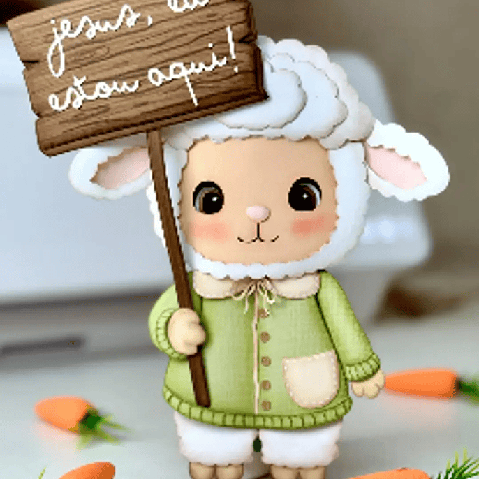 Arquivo Páscoa Ovelhinha de Jesus 1