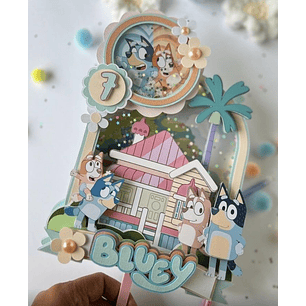 Arquivo Topo de Bolo Bluey