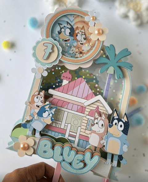 Arquivo Topo de Bolo Bluey