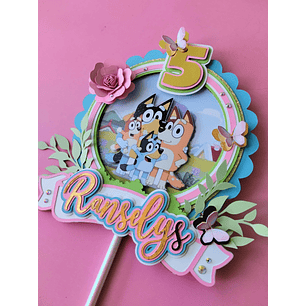 Arquivo topo de bolo bluey