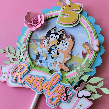 Arquivo topo de bolo bluey 1