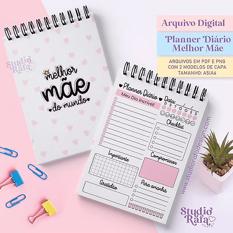 Arquivo Dia das Mães Planner Diário 1