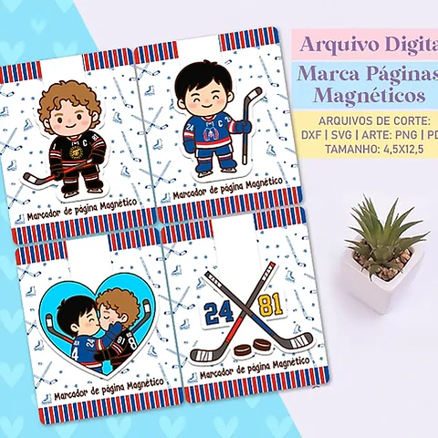 Arquivo Marcadores de Páginas Magnéticos Inspirados em Heated Rivalry
