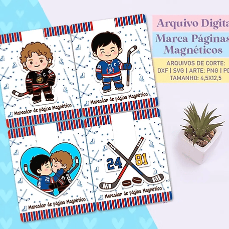 Arquivo Marcadores de Páginas Magnéticos Inspirados em Heated Rivalry 1