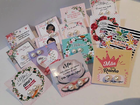 Arquivo dia das mães Card Brinco