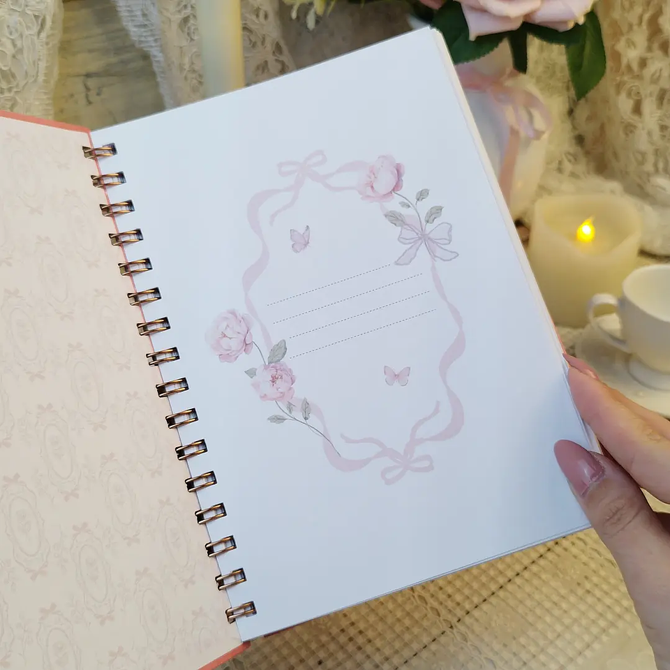 Arquivo Diario Coleção Laços e Rosas Wireo 7